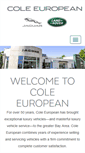 Mobile Screenshot of coleeuropean.com